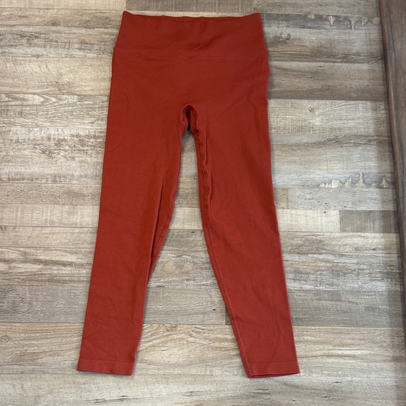 Victoria's Secret Burnt Orange Leggings size M - Picture 1 of 8